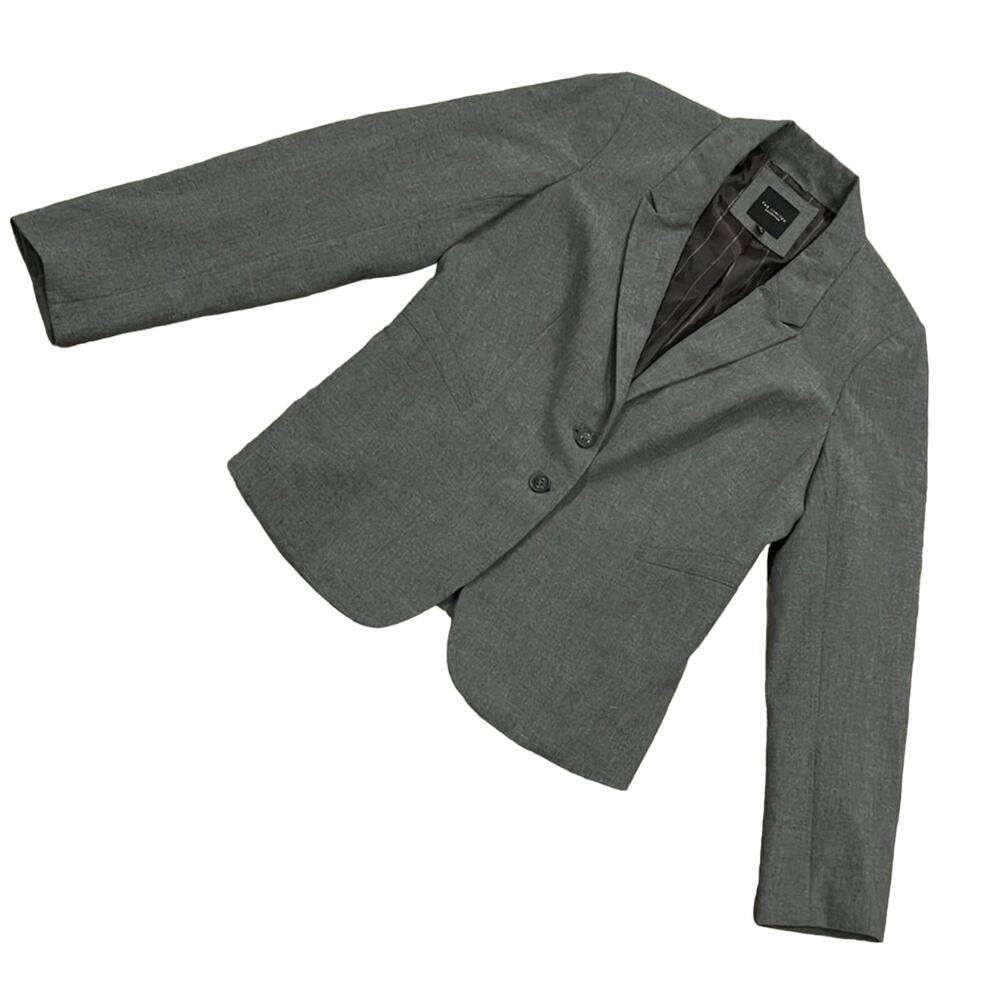 The Limited Collection Heathered Grey Blazer Women's 14